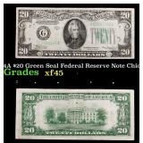 1934A $20 Green Seal Federal Reserve Note Chicago,