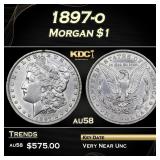 1897-o Morgan Dollar $1 Grades au58