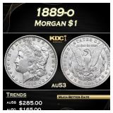 1889-o Morgan Dollar $1 Grades au53