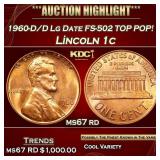 ***Auction Highlight*** 1960-D/D Lg Date Lincoln C