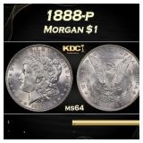 1888-p Morgan Dollar 1 Grades ms64