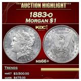 1883-o Morgan Dollar $1 ms66+ SEGS