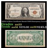 1935A $1 Silver Certificate Hawaii WWII Emergency