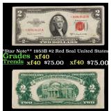 **Star Note** 1953B $2 Red Seal United States Note