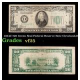 1934C $20 Green Seal Federal Reserve Note Clevelan