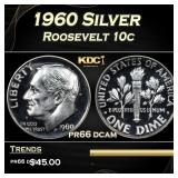 1960 Proof Roosevelt Dime Silver 10c Grades pr66 d