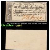 1870 State of North Carolina $40 Note Grades cu62
