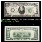 1934C $20 Green Seal Federal Reserve Note Philadel