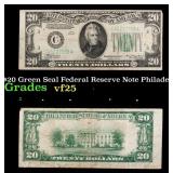 1934 $20 Green Seal Federal Reserve Note Philadelp
