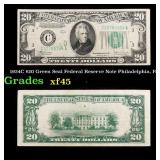 1934C $20 Green Seal Federal Reserve Note Philadel