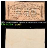 1864 Confederate States of America CSA $30 Note Gr