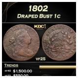 ***Auction Highlight*** 1802 Draped Bust Large Cen
