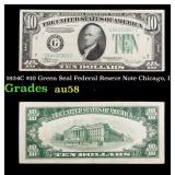 1934C $10 Green Seal Federal Reseve Note Chicago,