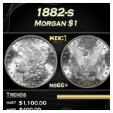1882-s Morgan Dollar $1 ms66+ SEGS