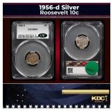 CACG 1956-d Roosevelt Dime Silver 10c ms64 CACG