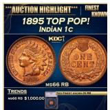 1895 Indian Cent TOP POP! 1c ms66 RB SEGS