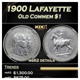 1900 Lafayette Lafayette Dollar $1 ms62 details PG