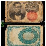 1874 US Fractional Currency Ten Cent Note 5th Issu