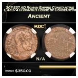 NGC 307-337 AD Roman Empire Constantine I, Ae3/4 B