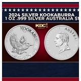 2024 Silver Kookaburra 1 oz .999 Silver Australia