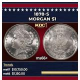 1878-s Morgan Dollar $1 ms66+ SEGS