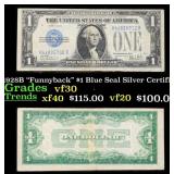 1928B $1 Blue Seal Silver Certificate "Funnyback"