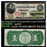 1862 $1 Large Size Legal Tender Note "The Greenbac