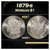 1879-s Morgan Dollar $1 Grades ms63+