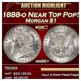 1888-o Morgan Dollar Near Top Pop! $1 ms66+ SEGS