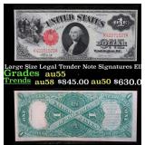 1917 $1 Large Size Legal Tender Note Grades Choice