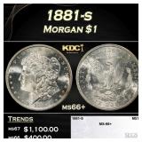 1881-s Morgan Dollar $1 ms66+ SEGS