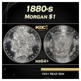1880-s Morgan Dollar $1 Grades ms64+