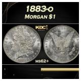 1883-o Morgan Dollar $1 Grades ms62+