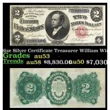 1891 $2 Large Size Silver Certificate "Windom Note