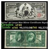 1896 $2 Large Size Silver Certificate "Educational