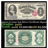 1891 $1 large size Silver Certificate Martha Washi