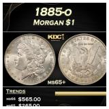 1885-o Morgan Dollar $1 Grades ms65+