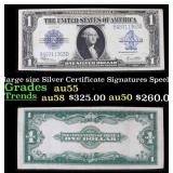 1923 $1 large size Silver Certificate Grades Choic
