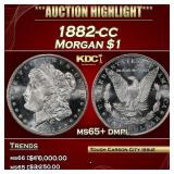 1882-cc Morgan Dollar $1 ms65+ dmpl SEGS