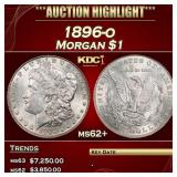 1896-o Morgan Dollar $1 ms62+ USCG