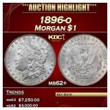1896-o Morgan Dollar $1 ms62+ USCG