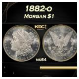 1882-o Morgan Dollar $1 Grades ms64