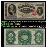 1891 $1 large size Silver Certificate Martha Washi