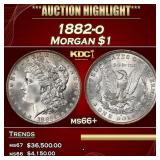 1882-o Morgan Dollar $1 Grades ms66+