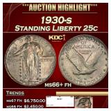 1930-s Standing Liberty Quarter 25c ms66+ fh SEGS