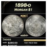 1898-o Morgan Dollar $1 Grades ms64+