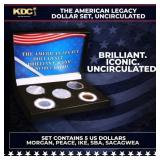 5 Coin American Dollar Legacy Set, 5 US Dollar Coi