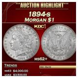 1894-s Morgan Dollar $1 ms62+ USCG
