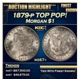 1879-p Morgan Dollar TOP POP! $1 ms67+ SEGS