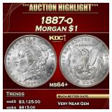 1887-o Morgan Dollar $1 ms64+ SEGS